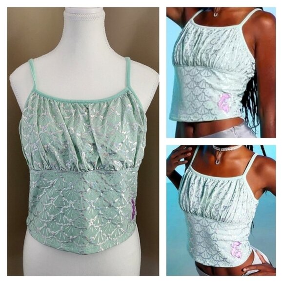 The Little Mermaid Tank Top #1455 Size Large Hot Topic - Picture 1 of 6
